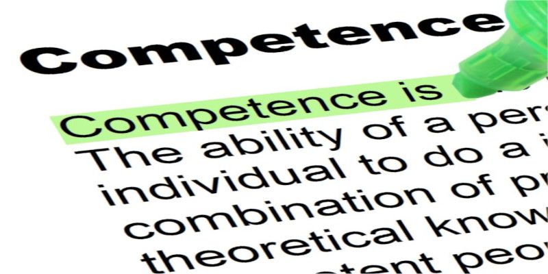 The words “competence is” being marked by a green marker.
